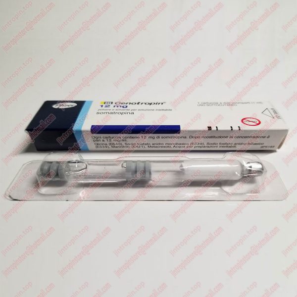 Genotropin powder and water 12mg Pfizer 1 box