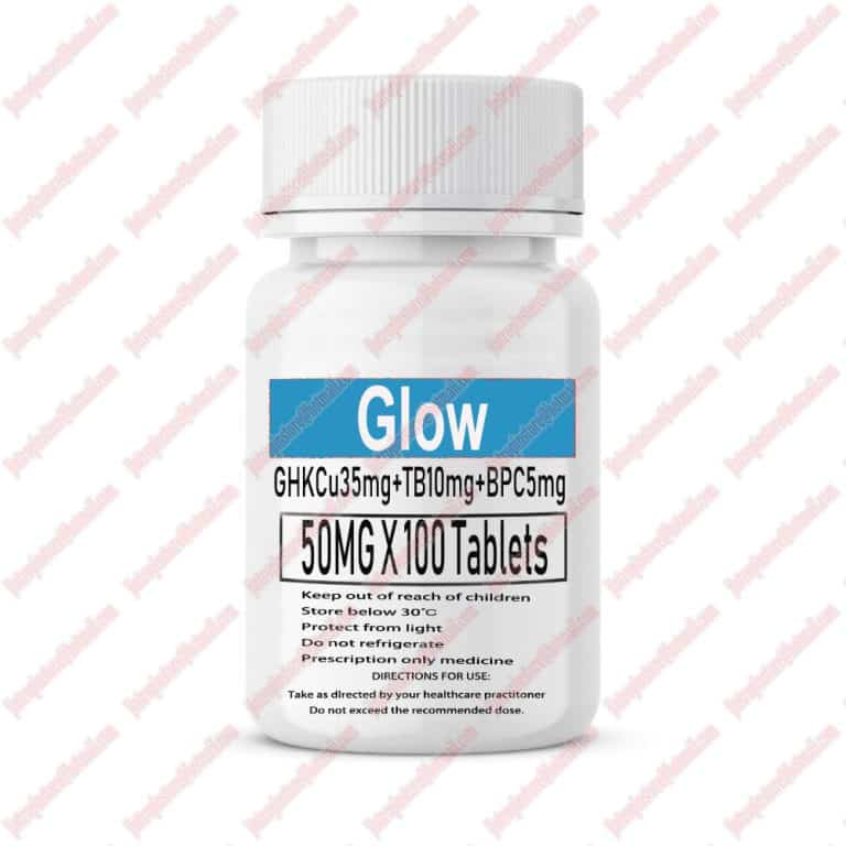 Glow(GHKCu35mg+TB10mg+BPC5mg) 50mg*10vials*1 kits